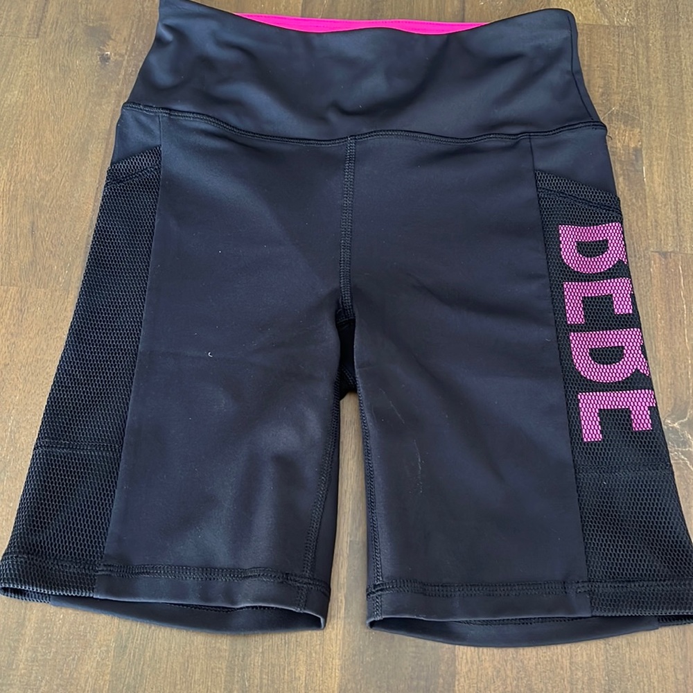 Bebe sport small bike shorts Y2k